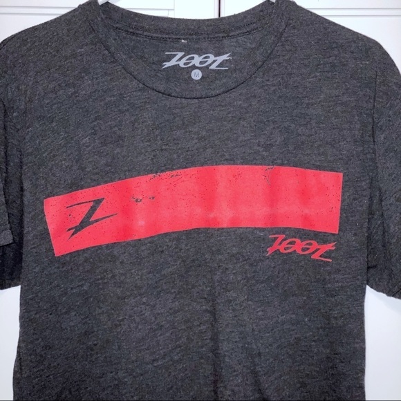Zoot | Swim Bike Run Black/Red Tee Medium - Picture 2 of 6